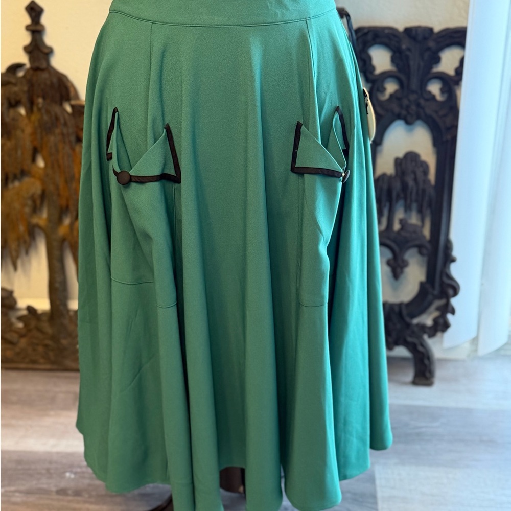 Hell Bunny Emerald Green Skirt NWT Size Medium